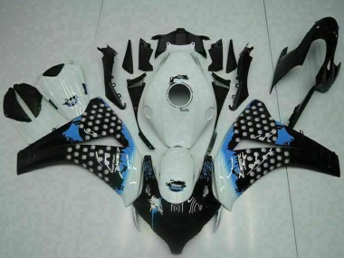Online Blanco Azul Negro Brillante Carenados Moto Honda CBR1000RR 2008-2011