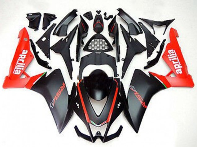 Online Rojo Negro Mate Carenado Moto Aprilia RS4 125 2012-2018