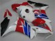 Online Blanco Rojo Azul Negro Mate Carenado Moto Honda CBR1000RR 2012-2016