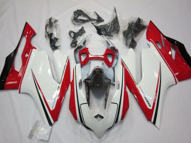 Online Blanco Rojo Negro Verde Carenados Moto Ducati 1199 2011-2014
