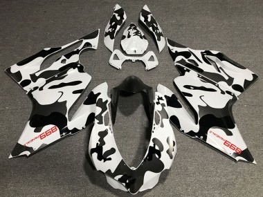 Online Blanco Negro Camouflage Carenado Moto Ducati 899 2011-2014