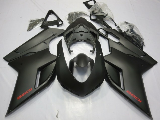 Online Negro Mate Carenados Moto Ducati 1098 2007-2014