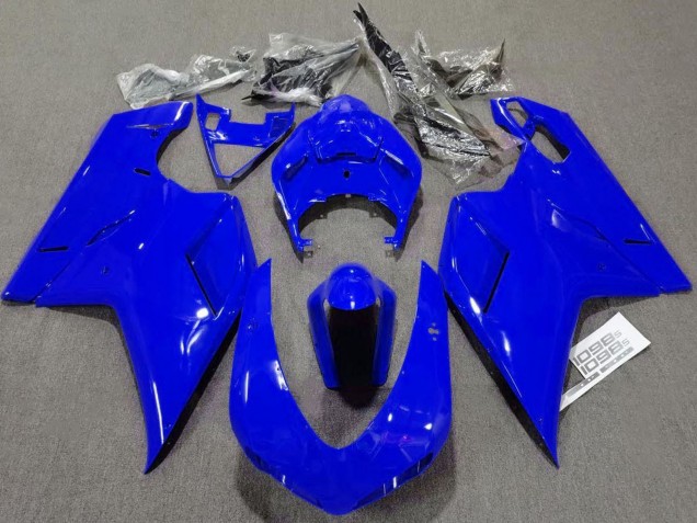 Online Azul Brillante Plain Carenado Moto Ducati 1098 2007-2014