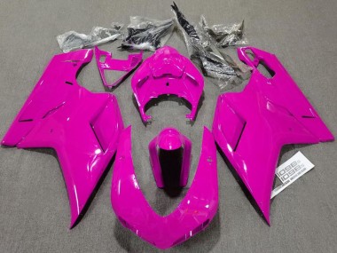 Online Rosa Brillante Plain Carenado Moto Ducati 1098 2007-2014
