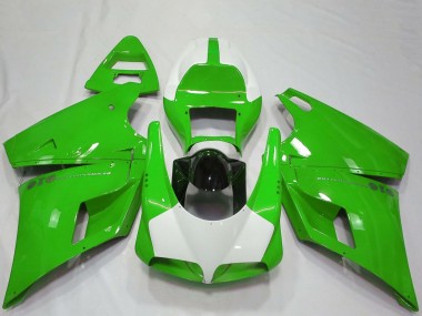 Online Verde Blanco Negro Brillante Performance Carenado Moto Ducati 916 1993-2005