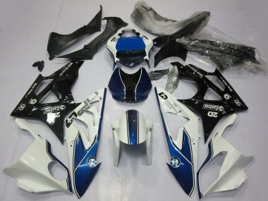 Online Blanco Azul Negro Brillante Carenado Moto BMW S1000RR 2017-2018