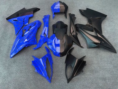 Online Azul Negro Mate Dividir Carenado Moto BMW S1000RR 2015-2016