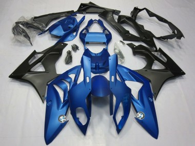 Online Azul Negro Mate Kits Carenados Moto BMW S1000RR 2009-2014