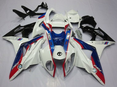 Online Blanco Rojo Azul Negro Brillante Kits Carenados Moto BMW S1000RR 2009-2014