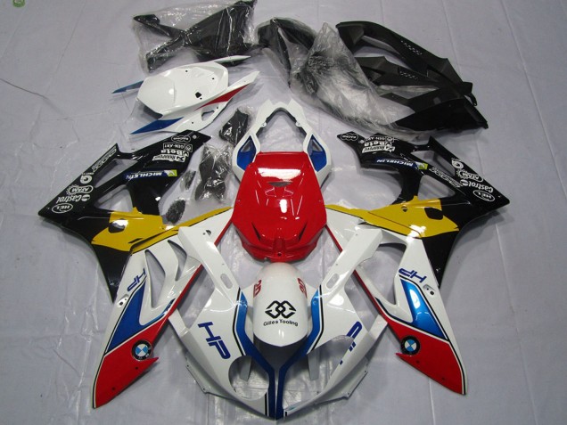 Online Blanco Amarillo Rojo Negro Azul HP Carenado Moto BMW S1000RR 2009-2014