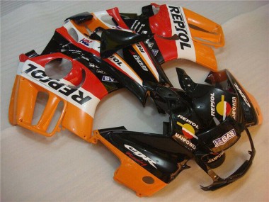Online Naranja Blanco Rojo Negro Brillante Repsol Carenado Moto Honda CBR600 F3 1995-1996