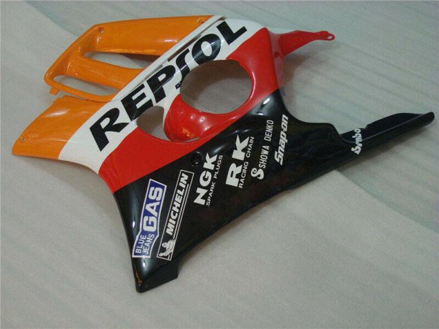 Online Naranja Blanco Rojo Negro Brillante Repsol Carenado Moto Honda CBR600 F3 1995-1996