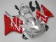 Online Plata Rojo Kits Carenado Moto Honda CBR600 F4i 2001-2003