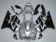 Online Plata Negro Brillante Carenados Moto Honda CBR600 F4i 2001-2003