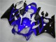 Online Azul Negro Brillante Carenados Moto Honda CBR600 F4i 2001-2003