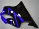 Online Azul Negro Brillante Carenados Moto Honda CBR600 F4i 2001-2003