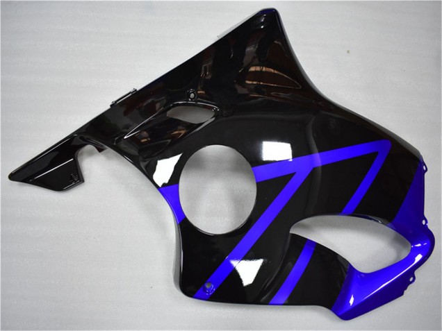 Online Azul Negro Brillante Carenados Moto Honda CBR600 F4i 2001-2003