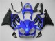 Online Azul Negro Brillante Carenados Moto Honda CBR600 F4i 2001-2003