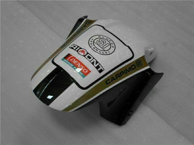 Online Blanco Amarillo Negro Brillante Playboy Carenado Moto Honda CBR600 F4i 2001-2003