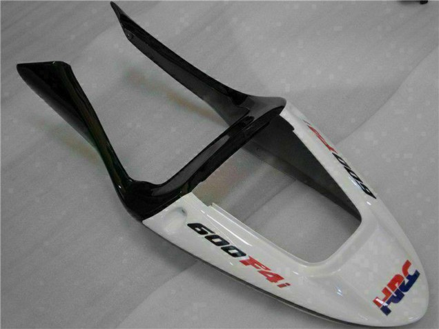 Online Blanco Amarillo Negro Brillante Playboy Carenado Moto Honda CBR600 F4i 2001-2003