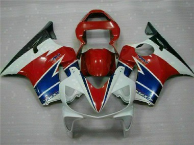 Online Blanco Rojo Azul Negro Carenados Moto Honda CBR600 F4i 2001-2003