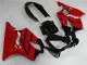 Online Rojo Negro Brillante Carenados Moto Honda CBR600 F4i 2004-2007