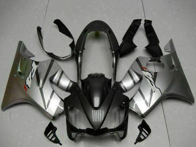 Online Plata Negro Mate Carenado Moto Honda CBR600 F4i 2004-2007