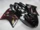 Online Negro Brillante Rojo Llama Carenado Moto ABS Honda CBR1100XX Blackbird 1996-2007