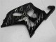 Online Negro Brillante Plata Llama Carenado Moto Suzuki GSXR 600/750 2001-2003