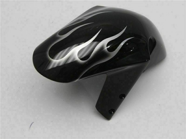 Online Negro Brillante Plata Llama Carenado Moto Suzuki GSXR 600/750 2001-2003