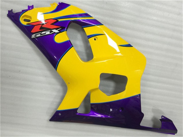 Online Amarillo Púrpura Carenado Moto Suzuki GSXR 600/750 2001-2003
