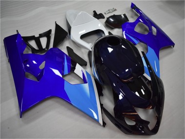 Online Blanco Azul Negro Carenados Moto Suzuki GSXR 600/750 2004-2005