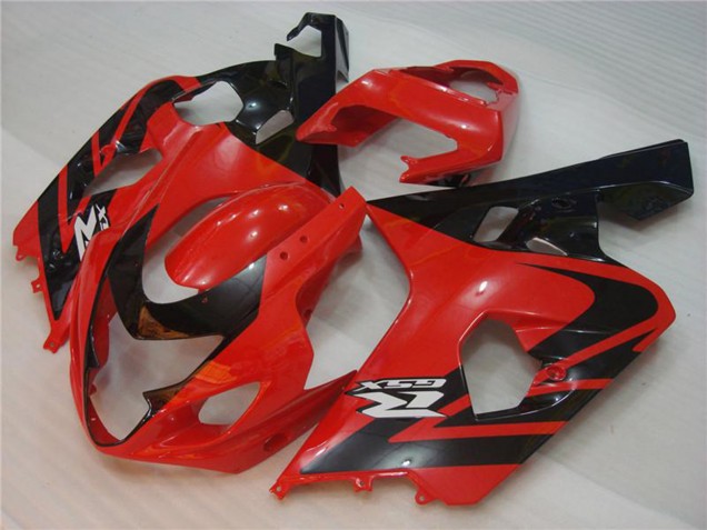 Online Rojo Negro Carenado Moto Suzuki GSXR 600/750 2004-2005