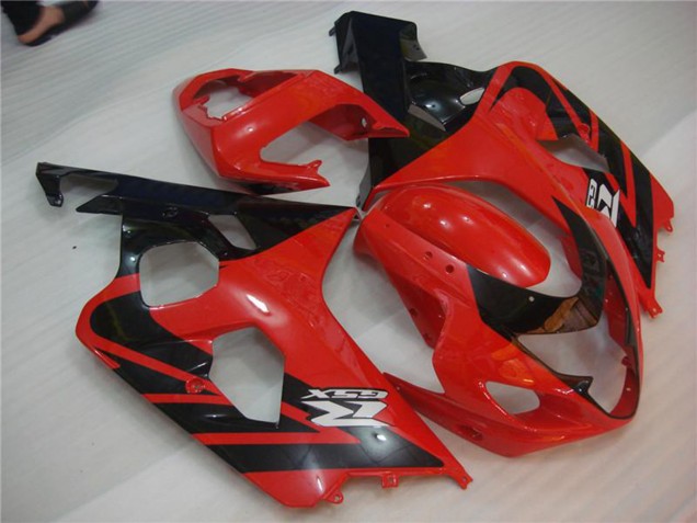 Online Rojo Negro Carenado Moto Suzuki GSXR 600/750 2004-2005