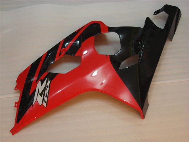 Online Rojo Negro Carenado Moto Suzuki GSXR 600/750 2004-2005