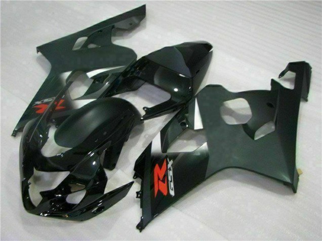 Online Negro Brillante Negro Mate Rojo Calcomanía Carenado Moto Suzuki GSXR 600/750 2004-2005