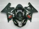 Online Negro Brillante Negro Mate Rojo Calcomanía Carenado Moto Suzuki GSXR 600/750 2004-2005