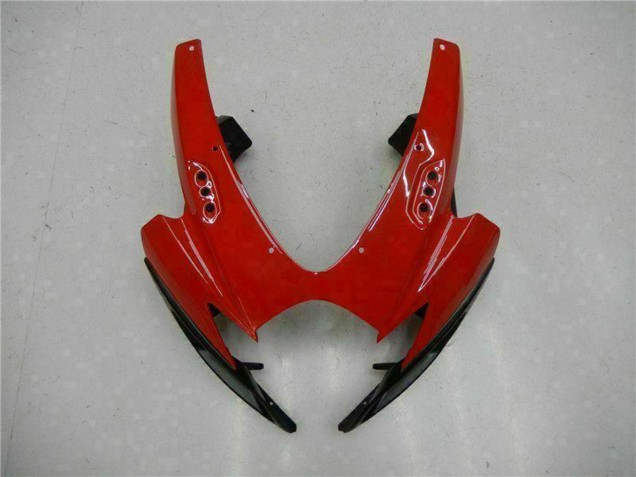 Online Rojo Negro Brillante Carenado Moto Suzuki GSXR 600/750 2006-2007