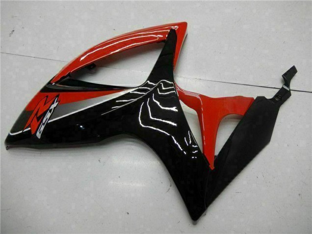 Online Rojo Negro Brillante Carenado Moto Suzuki GSXR 600/750 2006-2007