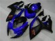 Online Azul Negro Mate Rojo Carenado Moto Suzuki GSXR 600/750 2006-2007