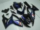 Online Negro Brillante Azul Carenado Moto Suzuki GSXR 600/750 2006-2007