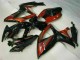 Online Negro Brillante Rojo Carenado Moto Suzuki GSXR 600/750 2006-2007