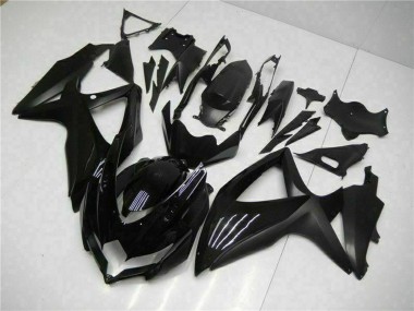 Online Negro Brillante Negro Mate Carenado Moto Suzuki GSXR 600/750 2008-2010