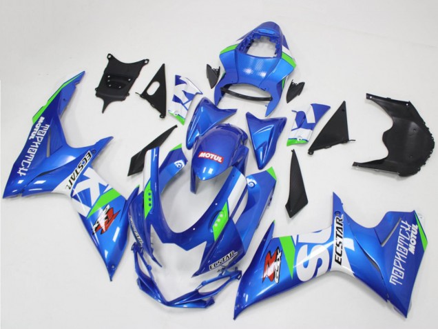 Online Azul Blanco Verde Carenado Moto Suzuki GSXR 600/750 2011-2024