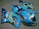 Online Azul Blanco Amarillo Rizla Carenado Moto Suzuki GSXR 1000 2003-2004