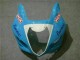Online Azul Blanco Amarillo Rizla Carenado Moto Suzuki GSXR 1000 2003-2004
