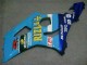 Online Azul Blanco Amarillo Rizla Carenado Moto Suzuki GSXR 1000 2003-2004