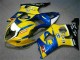 Online Amarillo Azul Blanco Rojo Corona Motul Carenado Moto Suzuki GSXR 1000 2003-2004