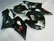 Online Negro Brillante Negro Mate Rojo Carenados Moto Suzuki GSXR 1000 2005-2006