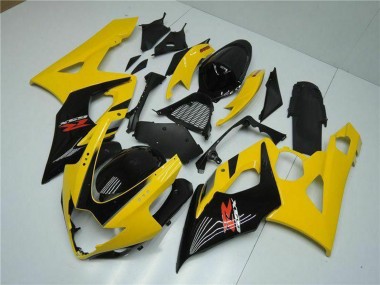 Online Amarillo Negro Brillante Rojo Carenado Moto Suzuki GSXR 1000 2005-2006